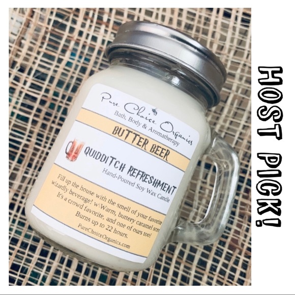 LAST ONE! Butter Beer Soy Wax Candle - Picture 2 of 4